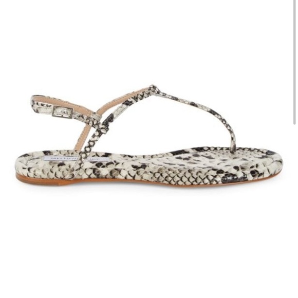 Saks Fifth Avenue Shoes - Saks Fifth Avenue Snakeskin Print Sandals